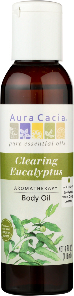 AURA CACIA: Body Oil Eucalyptus Harvest, 4 oz