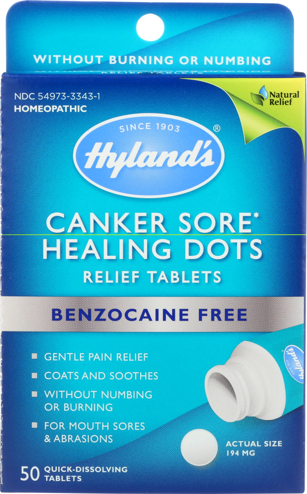 HYLAND: Canker Sore Healing Dots, 50 tb